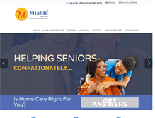 Tablet Screenshot of mishlehealthcare.com